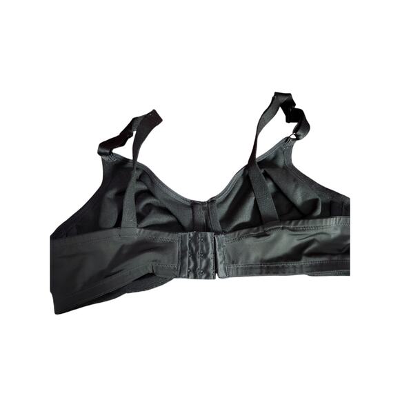 Olga Bra 40C Womens Black Underwired Full Coverage Adjustable Straps - Picture 4 of 5